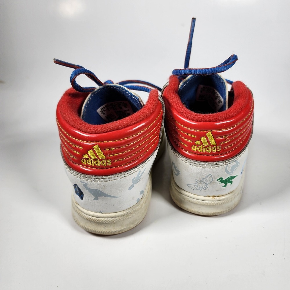 Adidas Toy Story Shoes High Top Youth Size 7 Toy Story Collaboration Woody Buzz - Picture 3 of 9